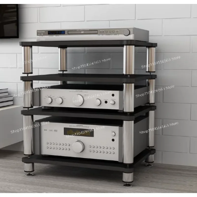 Audio Cabinet Shock Absorber Tripod Foot Nail, HIFI Amplifier & AV Equipment Rack Vibration Damper Feet for TV Audio Cabinet