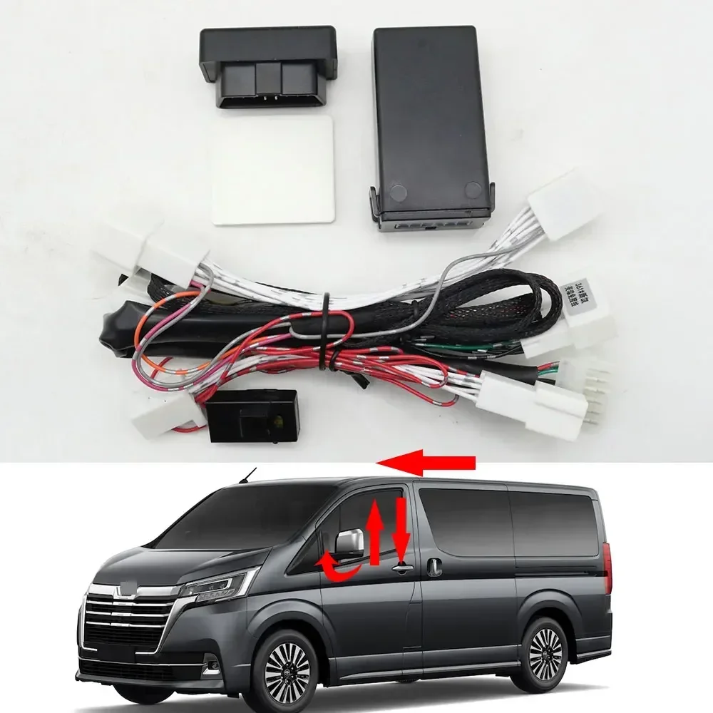 LHD Automatic Rearview Mirror Folding Module Power Sunroof Module Window Lifting Closer Device Kit For Toyota HIACE 2019-2024