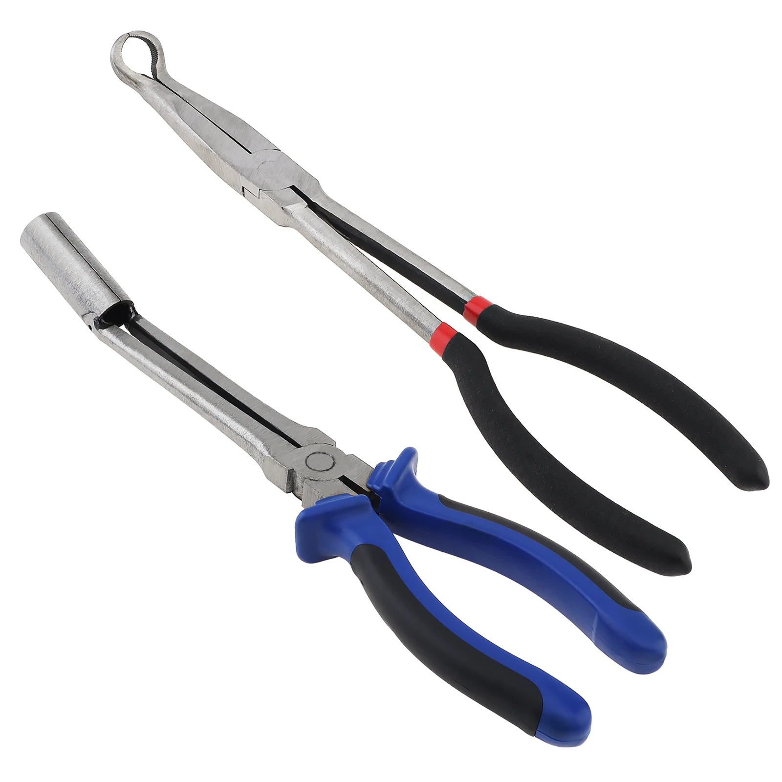 

2pcs Extended Disassembly Pliers Spark Plug Removal Tool for Automotive Plumbing Electrical Anti Slip Circular Spark Plug Pliers