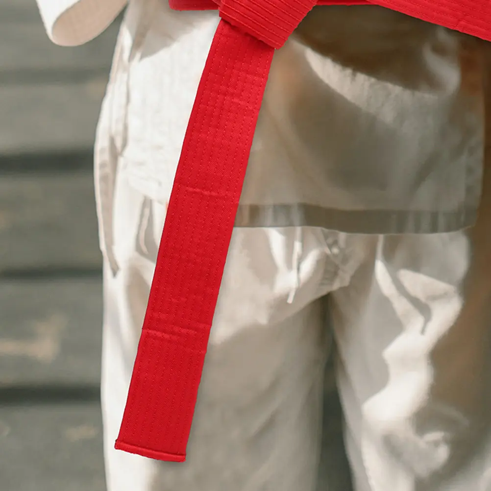 3Pcs Taekwondo Waist Belts Cotton Non Shrinking Washable Martial Art Belts for Karate Training Use Taekwondo Belt