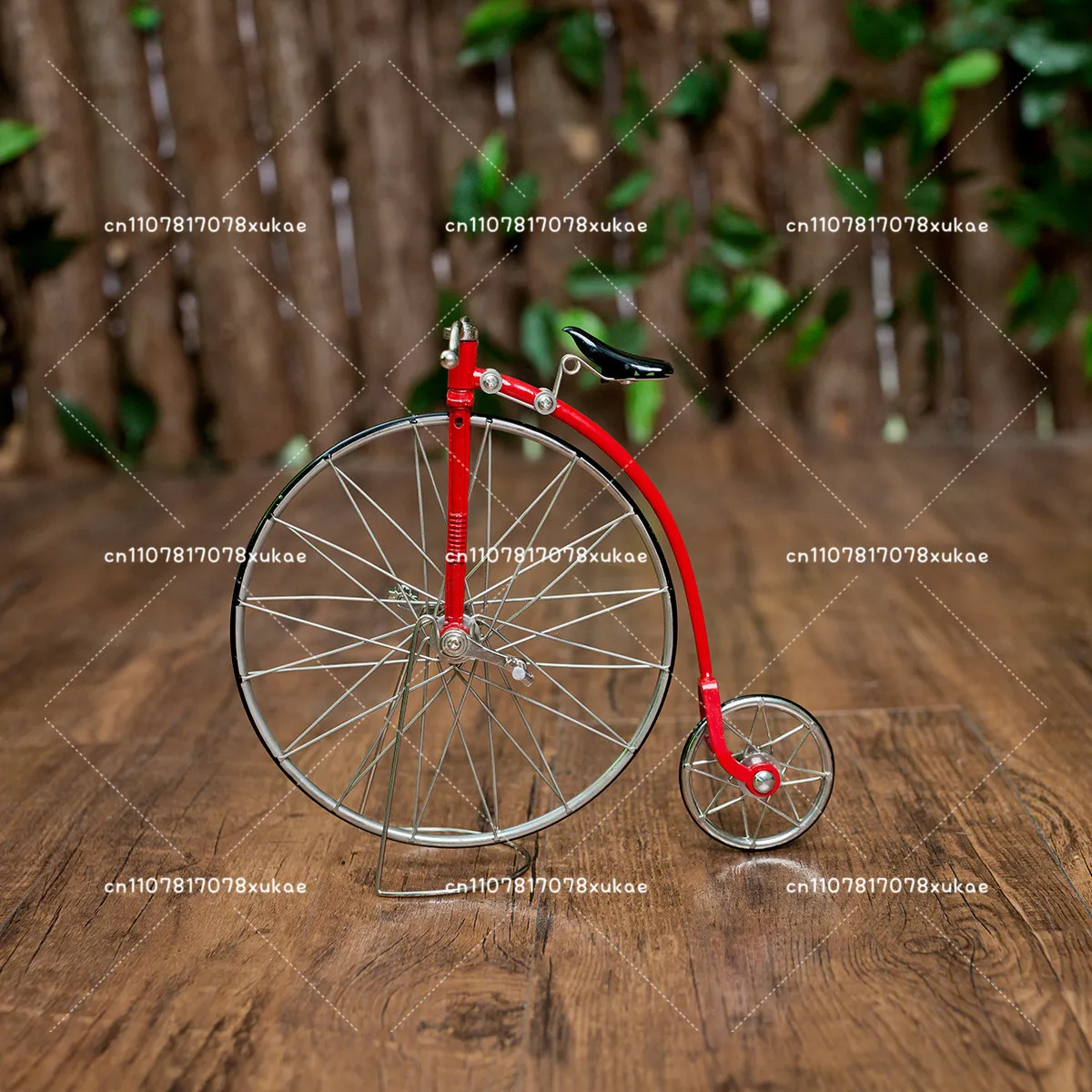 Metal Retro High-wheel Bicycle Model Classic Simulation Ornament Home Decoration
