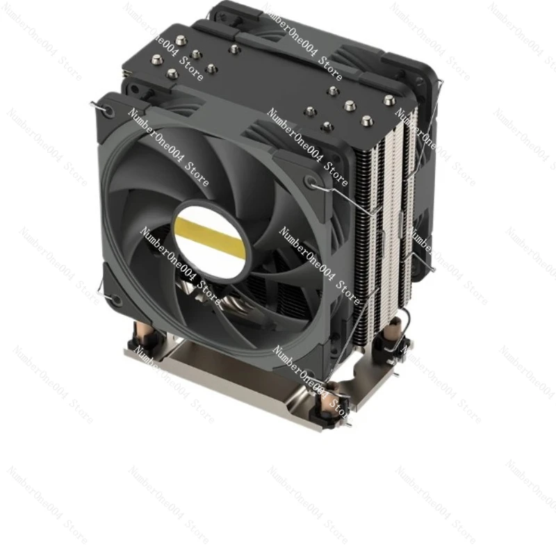 

Suitable for 4U LGA4677 Server Cooler 6 Heat Pipes 12cm Dual Fans