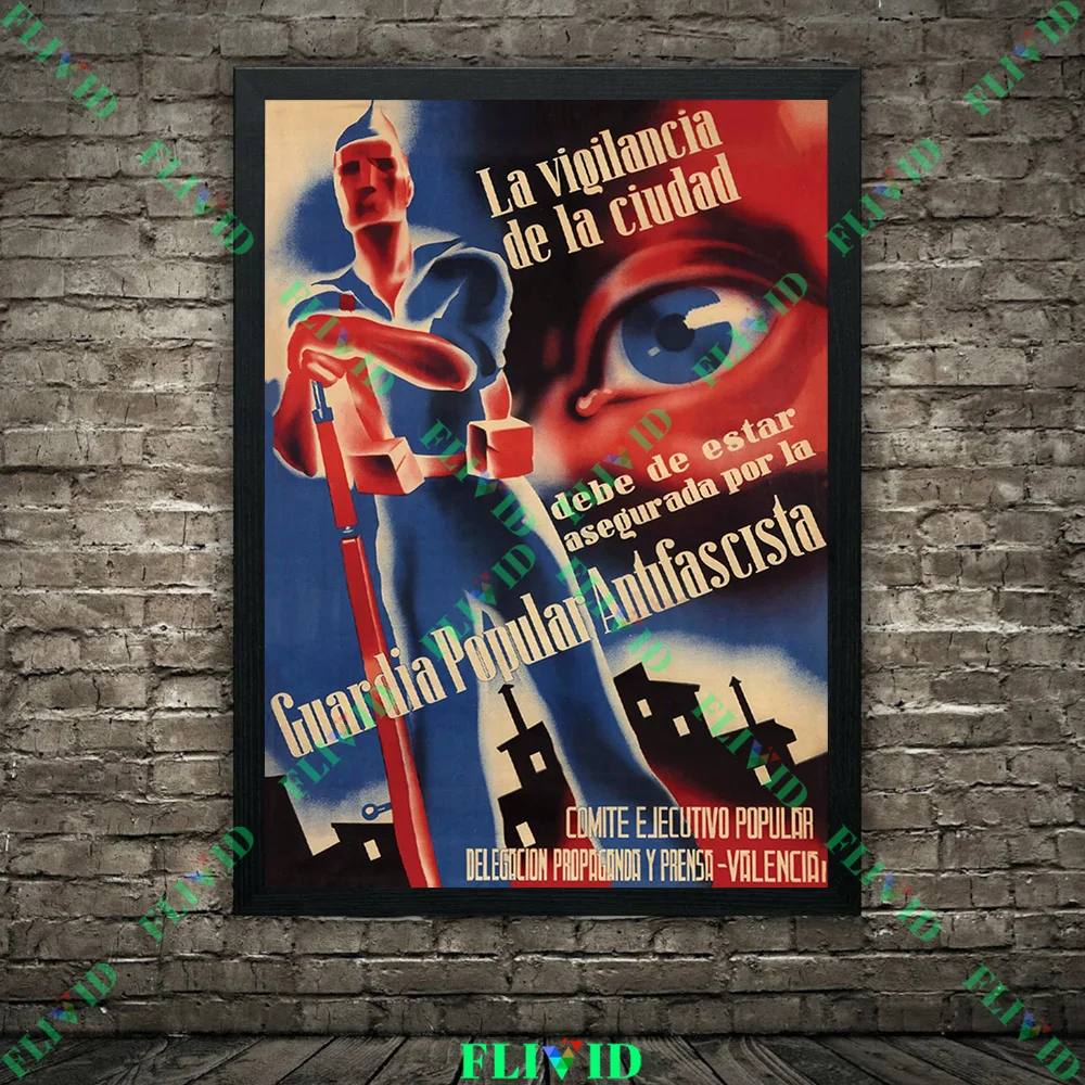 Spanish Civil War Propaganda Poster Republic War Art Poster And Print Tanks Spanish Republic War Picyure Home Decor Unframed - view 4