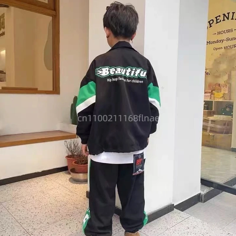 Costumi per spettacoli di danza di strada per bambini, set hip-hop per ragazzi, abbigliamento per ragazze, costumi di danza jazz, abiti per sfilate di moda