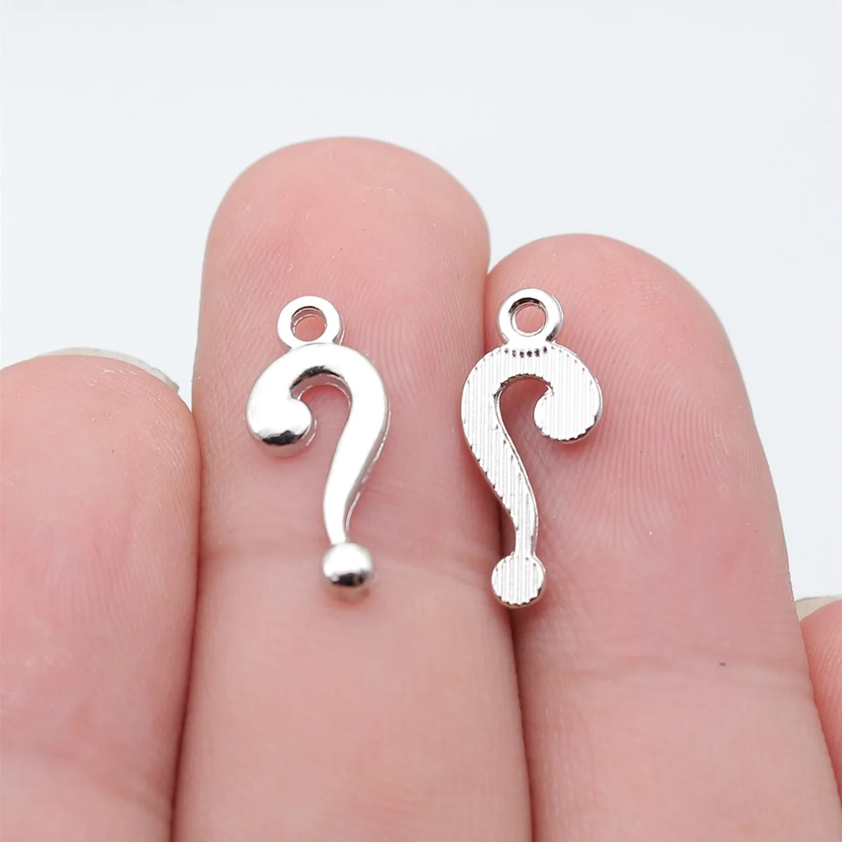 20pcs Question Mark Charm Pendants for DIY Jewelry Making