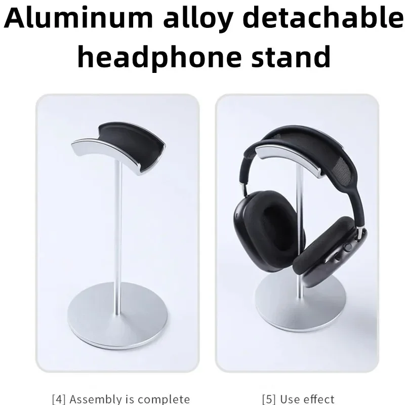 Support d'invite de téléphone de sauna en alliage d'aluminium, support de casque Apple AirPods Max, support de casque de bureau en métal pour Beats, support de casque HUAWEI, affichage T1