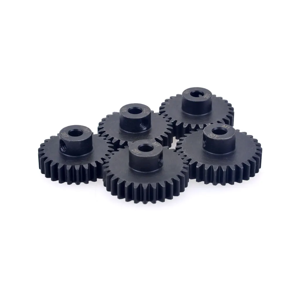 

M1 11-15T 16-20T 21-25T 26-30T 5mm Shaft Black Steel Metal Pinion Motor Gear for RC 1/8 1/10 Car Truck Model Toy Accessories