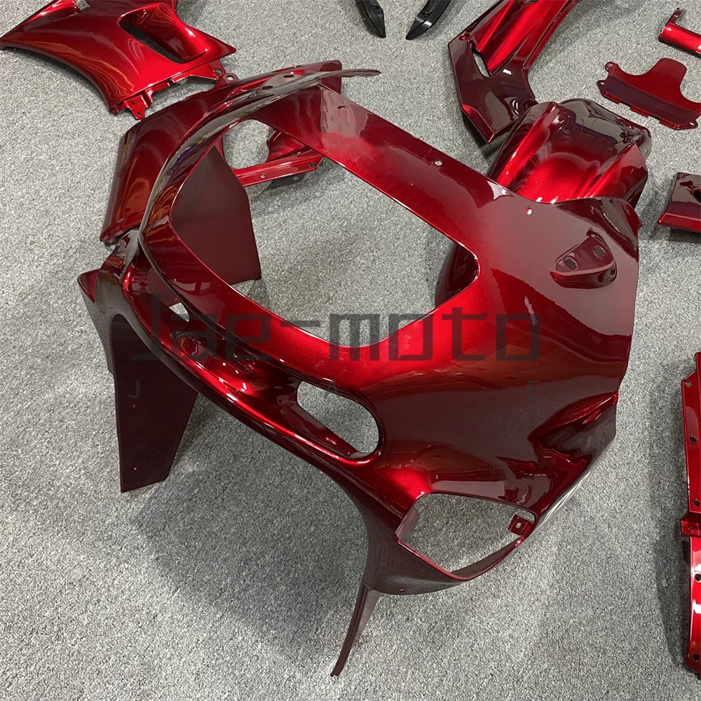 For ZX-6E ZZR400 1993-2007 ZZR600 1998-2003Injection ABS Plastics Full Fairings Kit Mold Replace Accessories Red B