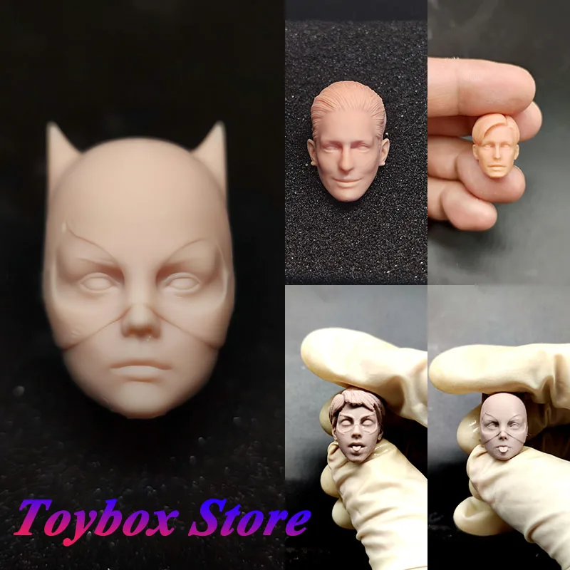 

HL904 HL624 1/12 Hathaway Неокрашенная голова Лепка Бэтмен серия Женщина-кошка модель игрушки для ML SHF Mezco Mafex девушка тело