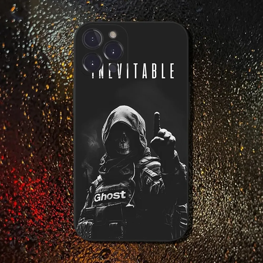 Army Special Forces Phone Case For iPhone 16,15,14,13,12,11 Plus,Pro Max,XS,X,XR,SE,Mini,8,7,Soft Silicone Black Cover