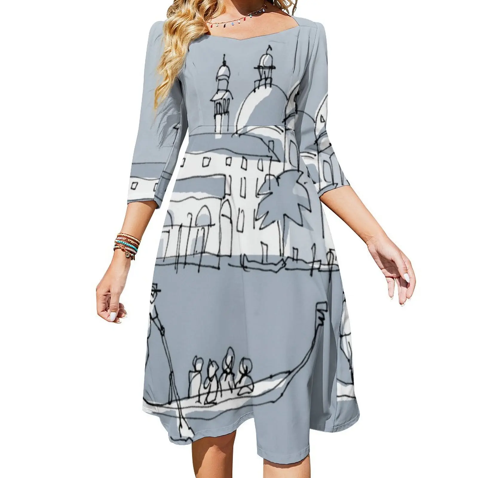 

Venice Flare Dress summer dress womens 2024 Cocktail of dresses