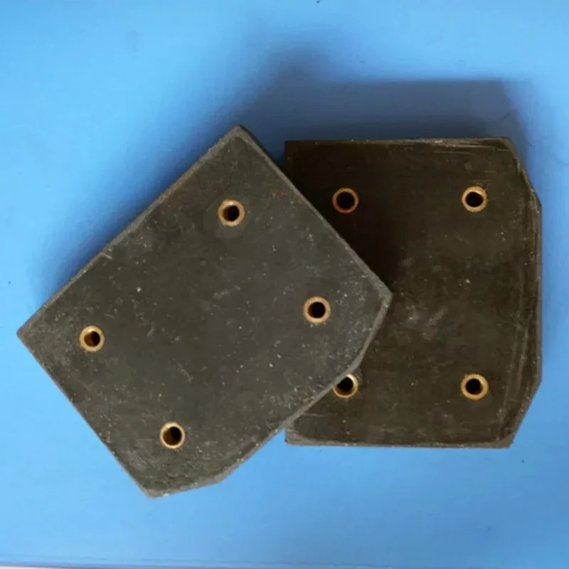 Air Pressure Disc Brake Spring Type Friction Plate Pneumatic Brake Pad Copper Wire Friction Block Base Stable Performance