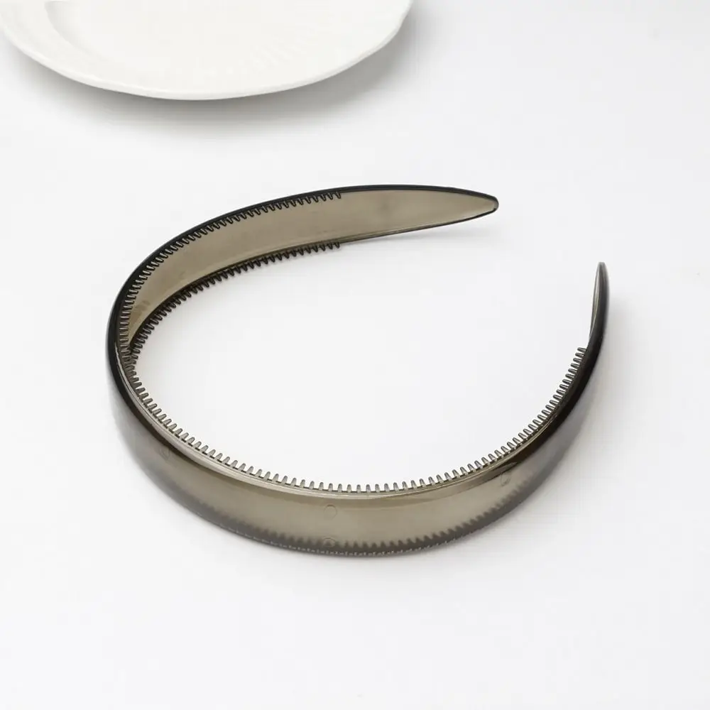 Retro Acetate Leopard Hair Hoop Non-slip Teeth Tortoiseshell Hair Accessories Hair Styling Women Headband Daily Wear view 4
