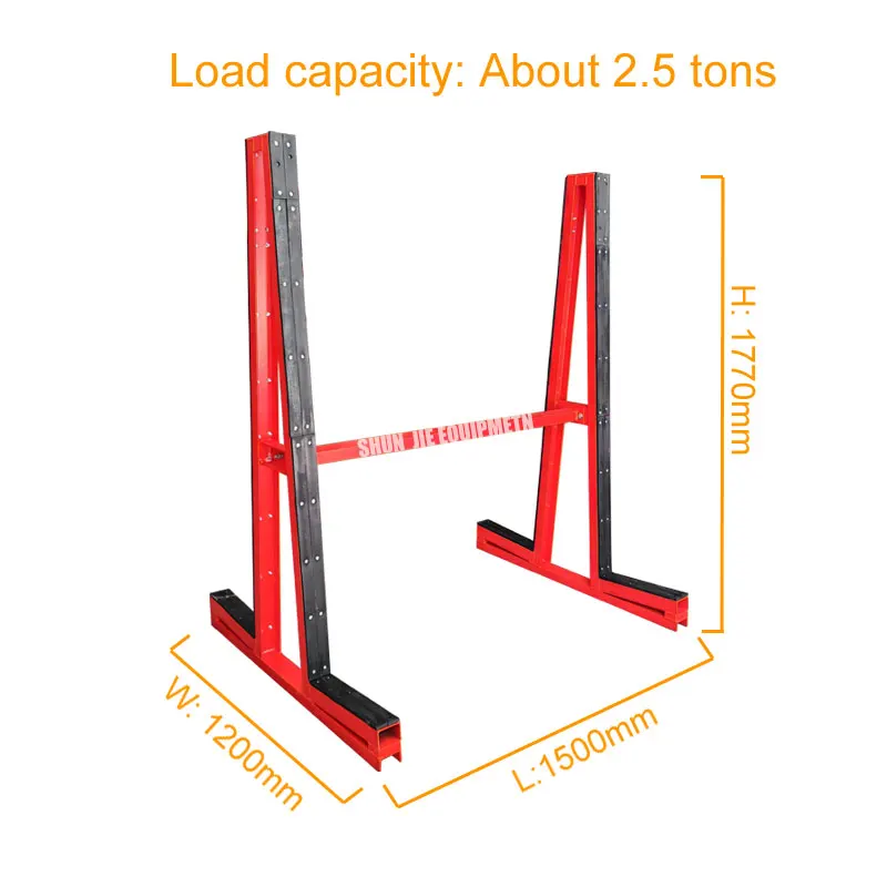 1500mm Length A Frame Heavy Duty Rock Slab Marble Storage Rack Suitable For Factory Workshop And Warehouse