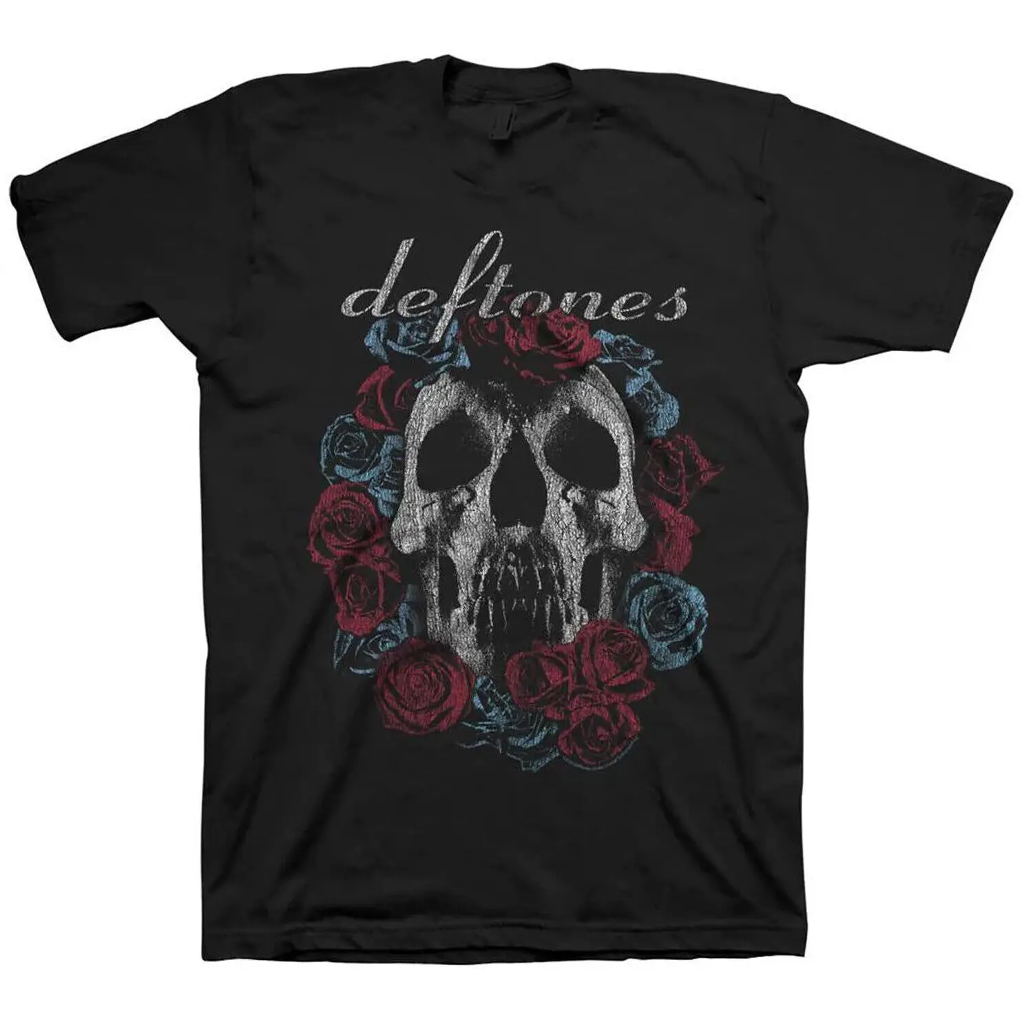 

Men's Deftones Skull Slim Fit T-shirt Small Black