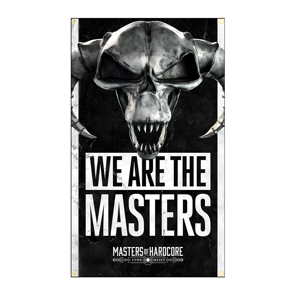 90x150cm 3X5FT Masters of Hardcores Flag Polyester Printed Banner For Decor