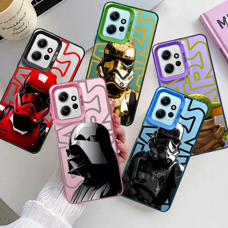 Shockproof Mobile Phone Case For Xiaomi Redmi 12 13C 10 9C 9T A1 A2 Plus Protective Cover Capa fundas Star Mandalorians W-Wars