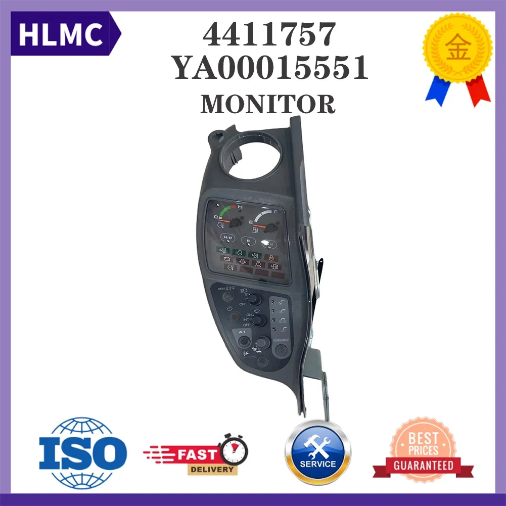 EX120-5 EX200-5 EX220-5 EX225-5 Excavator Display Panel Monitor Cluster Gauge Display YA00015551 4411757