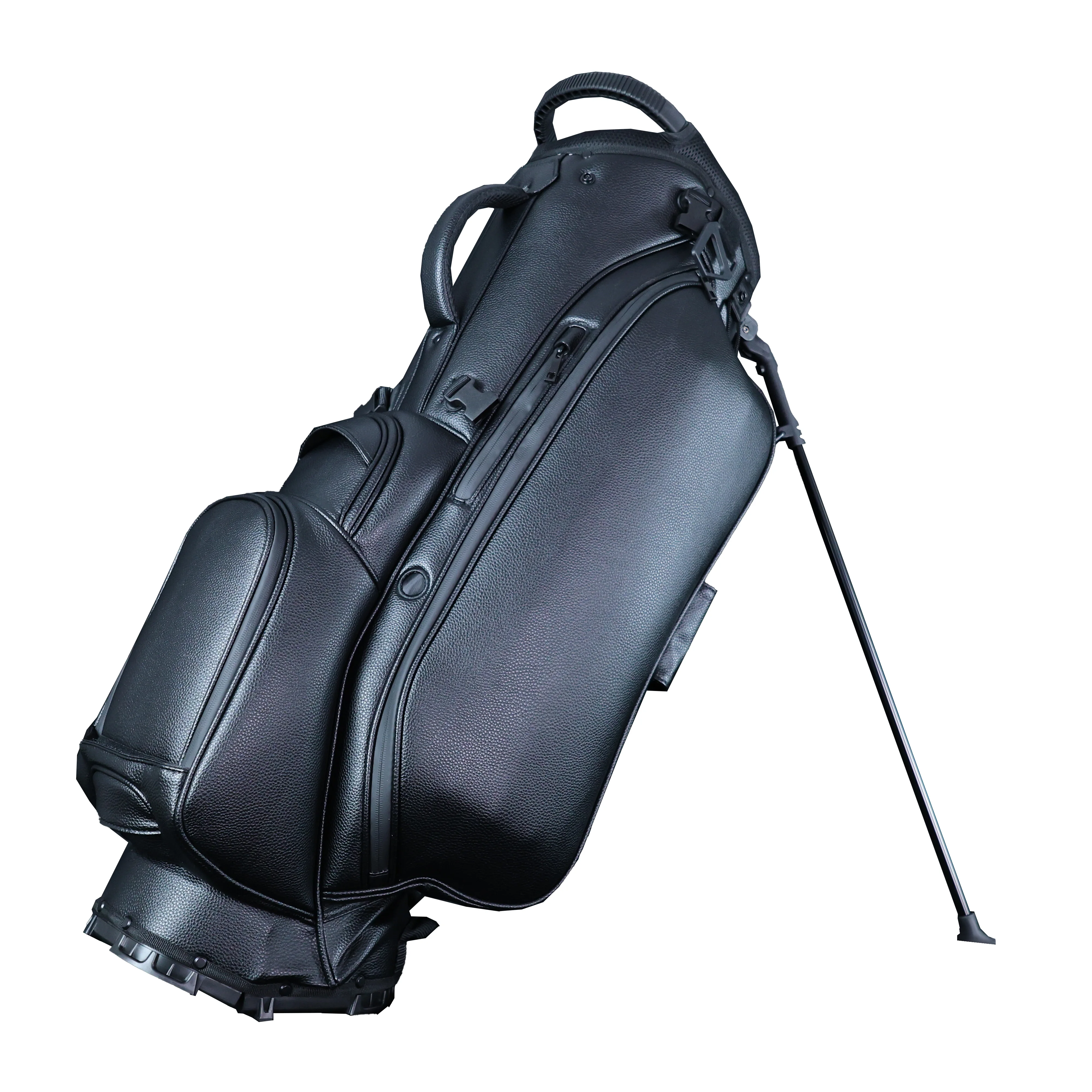 Custom Golf Bag PU Leather Waterproof Lightweight Golf Stand Bags