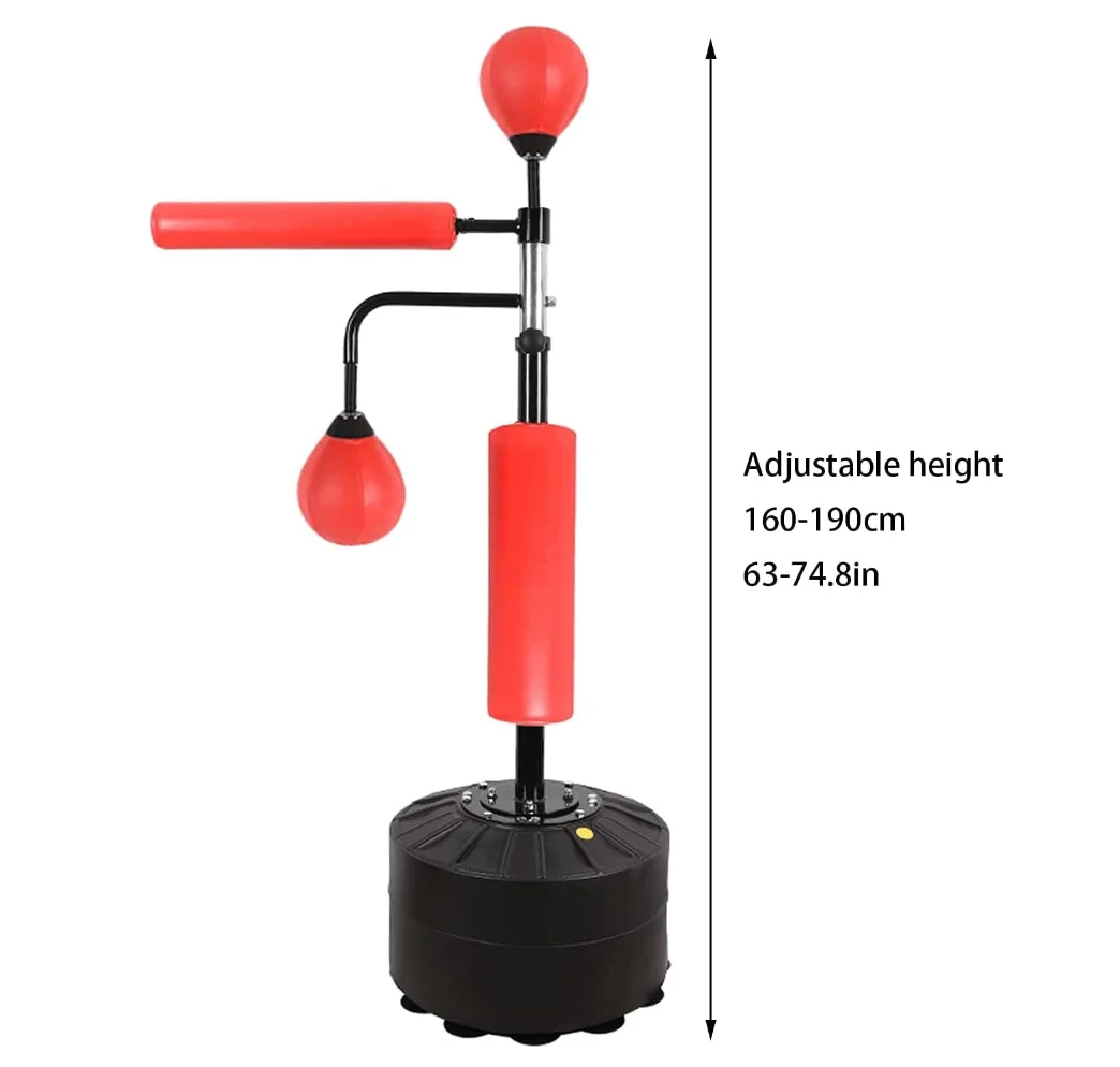 

Отдельностоящий полиуретановый пробивный мяч, регулируемая высота, спиннинговая штанга, тренировочное оборудование для бокса