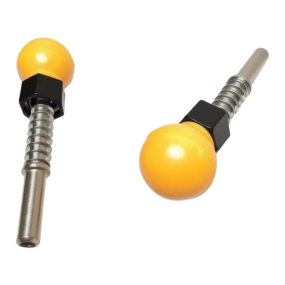 Release Pull Pin 18mm Spring Loaded Leg Clamp Yellow Ball Head For Inversion Table Ankle Clamp Height Adjustment Fitness Parts