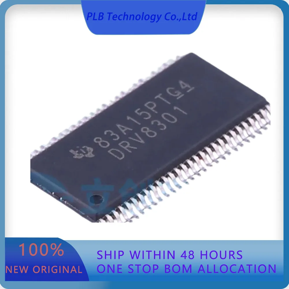 5PCS/LOT DRV8301DCAR DRV8301  Three Phase 6 MOSFET 1.7A 25ns 25ns 6V~60V 2.3A HTSSOP-56-6mm Gate Drivers Original Stock