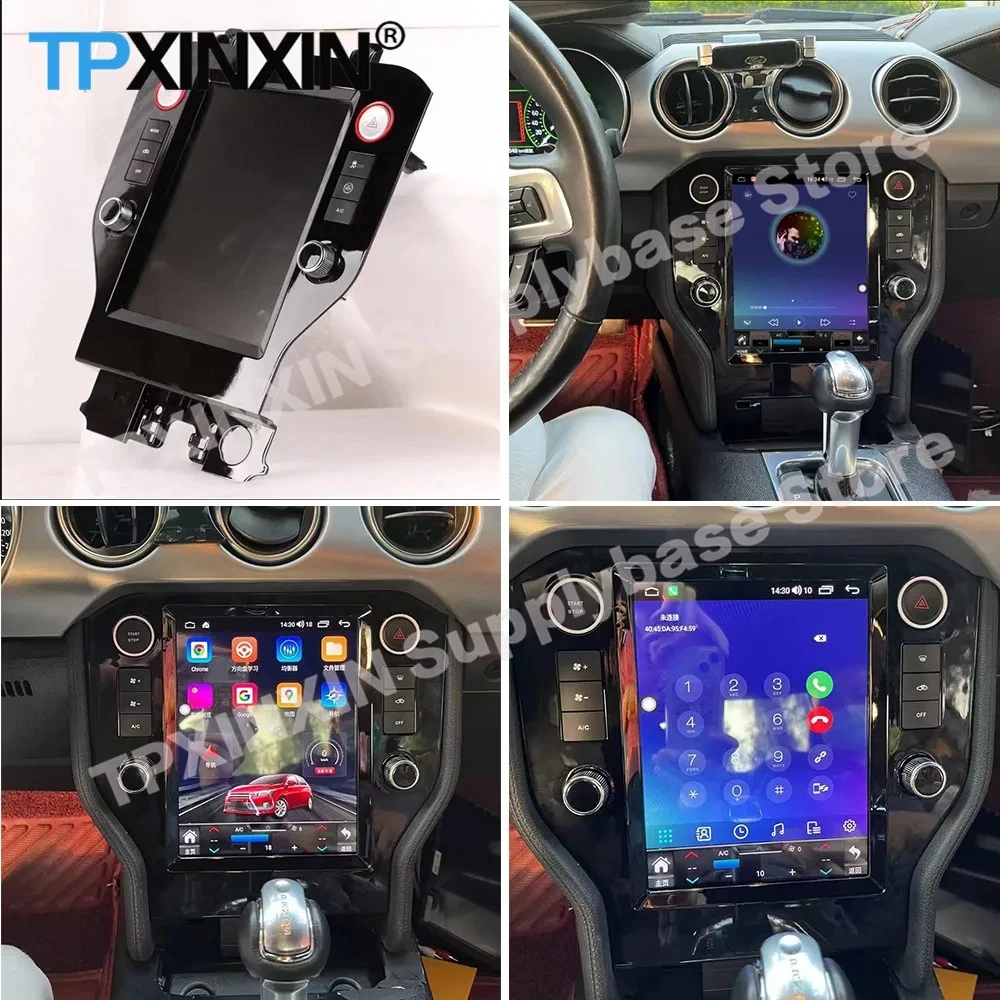 Android Digital Performance Display Dashboard Speed Table Car Virtual For Ford Mustang 2015 2016 2017 2018 2019 2020 2021-2023