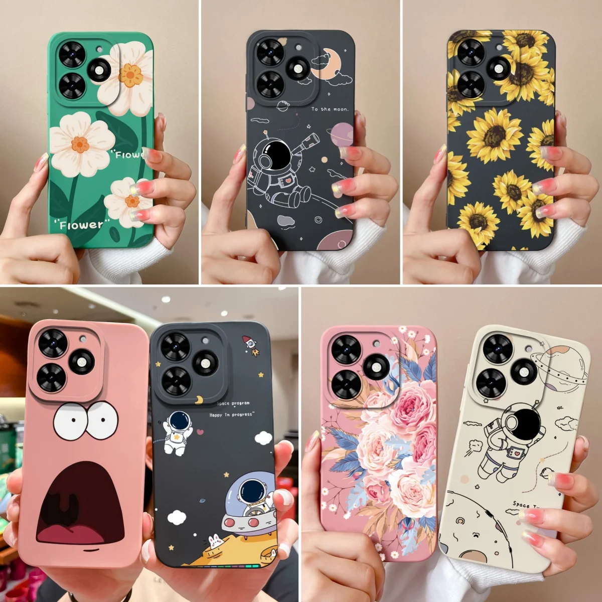 Чехол для Tecno Spark Go 2024 симпатичный пилот мягкий жидкий силикон защита квадратных линз задняя крышка для Tecno SparkGo оболочка бампер
