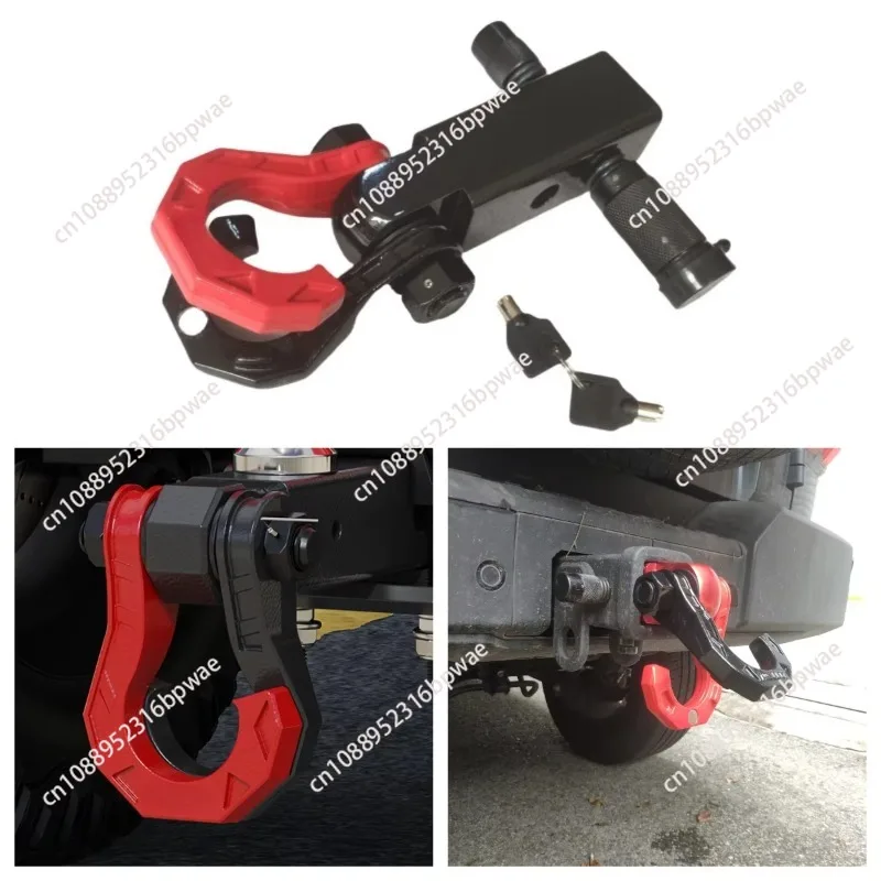 

Split Trailer Shackles With 18000 Lbs 2 inch Hitch Arm Receiver Tow Hitch Trailer Tow Bar With Two Hole Adjust Pitch-Row Hooks
