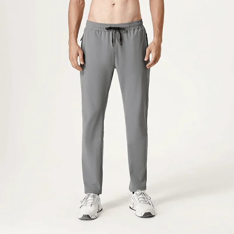 

Men Gym Sweatpants Running Pants with Pockets Soccer Training Sports Trousers Joggings Golf Athletic Casual Fitness Bottoms