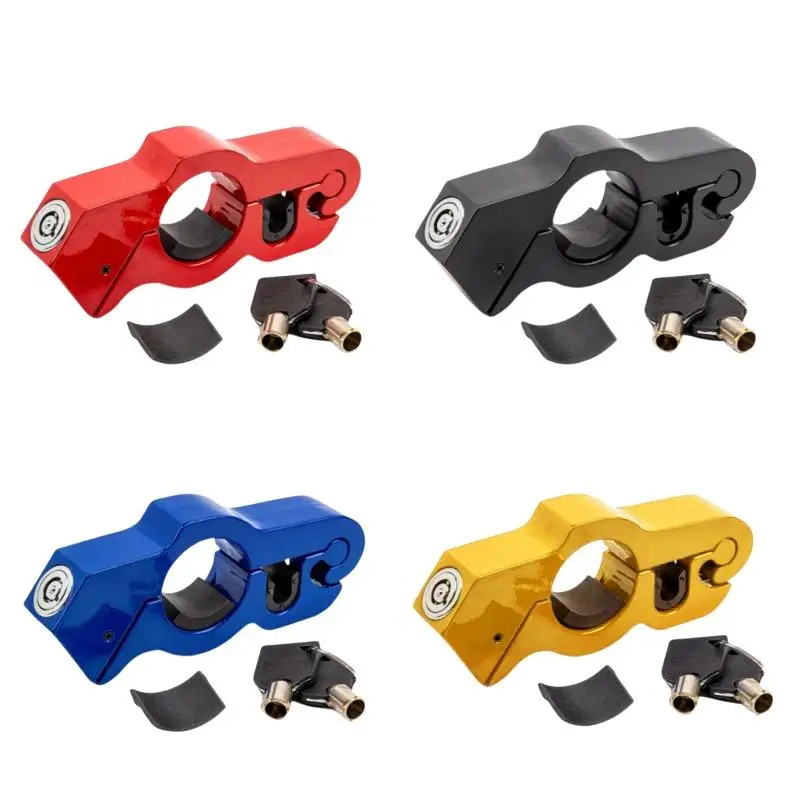 Motorcycle Anti‑Theft Handlebar Lock Solid Brake Handle Lock For ATV Dirt Street