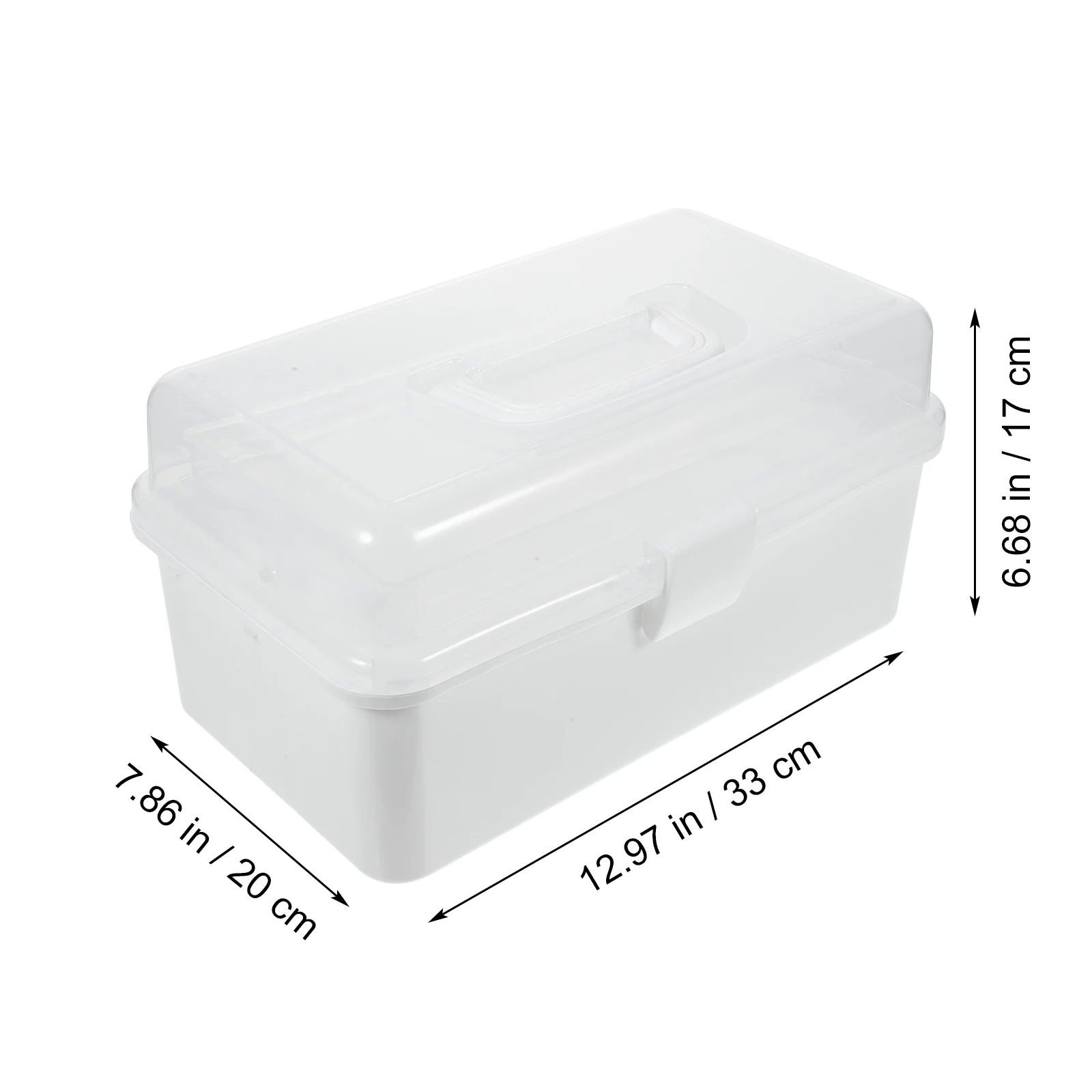 

Multifunctional 3 Layer Pp Material Handle Home Organizer Medicine Storage Case Craft Tool Sewing Thread Container Desktop