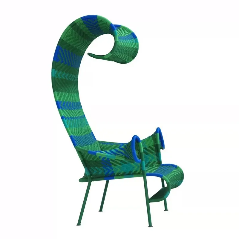 

leisure rattan sofa open-air garden villa South East Asia rattan chair balcony combination living room model room courtyard