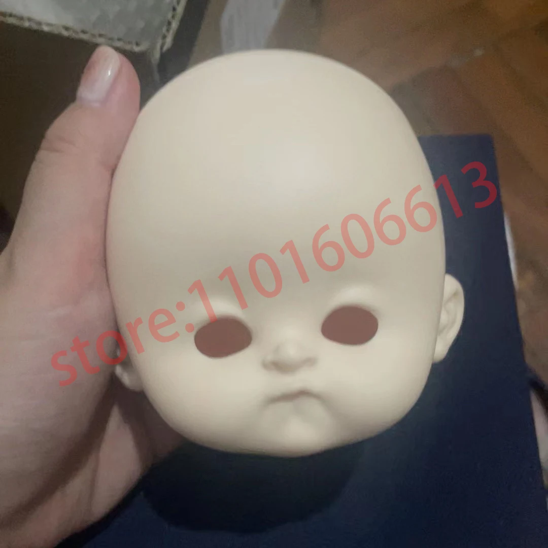 3pcs 1/6 BJD Doll Big Head OB Version No Makeup Resin Material Doll Accessories OB Version For 1/6 BJD Doll Toy Gifts