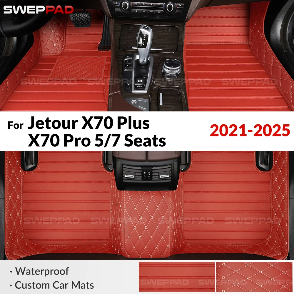 

Для Jetour X70 Plus/X70 Pro 5/7 мест 2021-2025 автомобильные коврики на заказ автомобильный ковер чехол аксессуары для интерьера 2024 2023