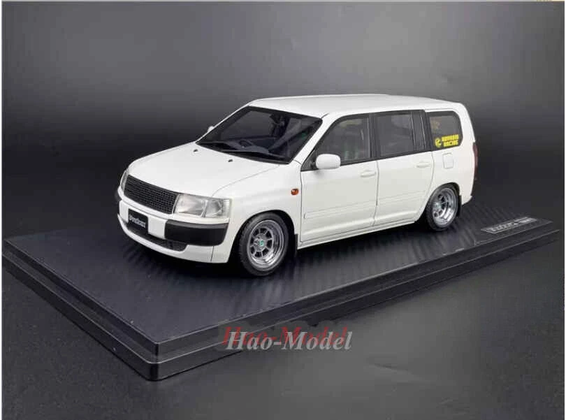 

IG 1/18 для Toyota MPV Probox GL NCP51V, модель автомобиля из смолы, литая под давлением, имитация игрушек, подарки на день рождения, коллекция для хобби, белый цвет