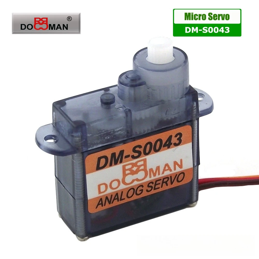 

DORCRCMAN DM-S0043 Micro 4.3g Digital Servo Suitable for Drones Aircraft Fixed-wing Model Accessories Coreless Motors Servos