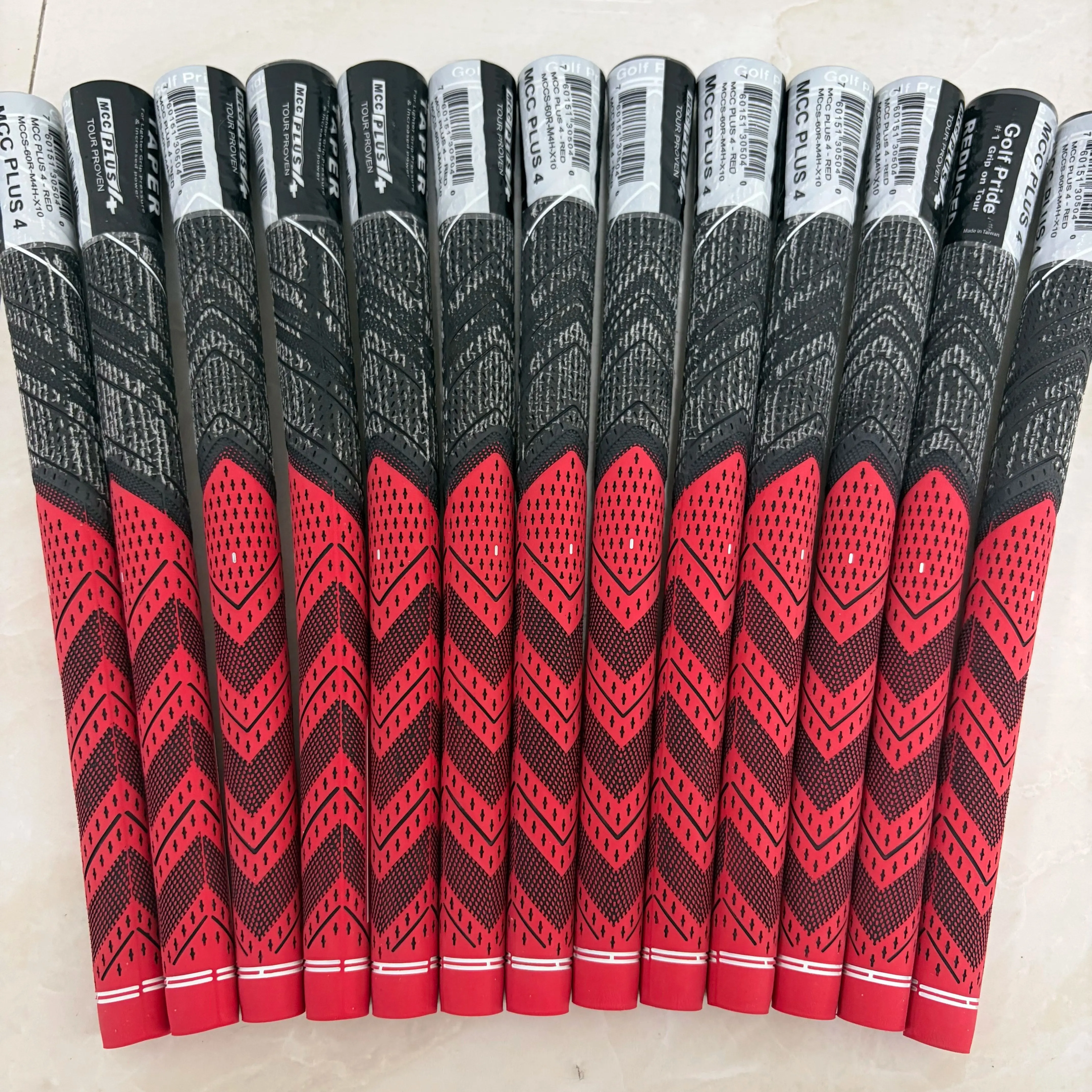 13 Pack Red Grips MCC Plus 4 Standard Size