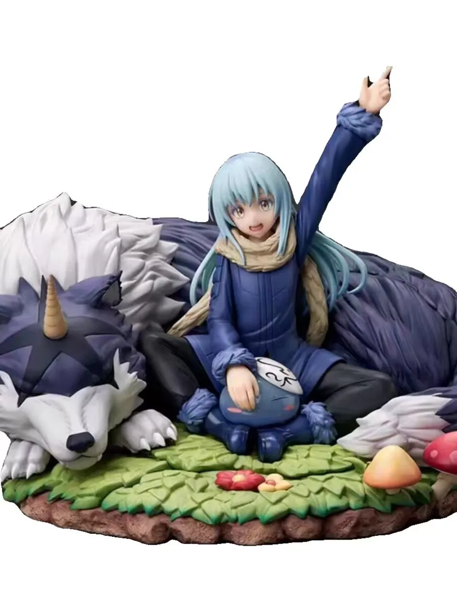 

В наличии 100% оригинальная фигурка APEX-TOYS по мотивам аниме «Тот раз, когда я переродился в слайма»: Римуру Темпест, Ранга, из ПВХ.