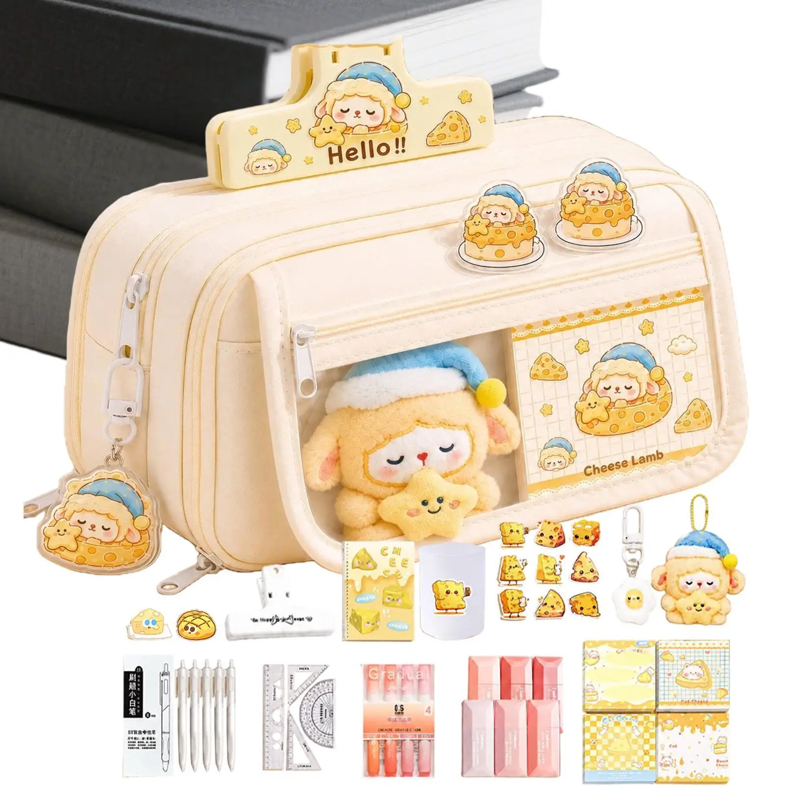 bonito-set-de-articulos-de-papeleria-con-motivos-de-ovejas-organizador-de-lapices-estuche-de-gran-capacidad-para-estudiantes-escritores-ninos-adolescentes-y-coleccionistas