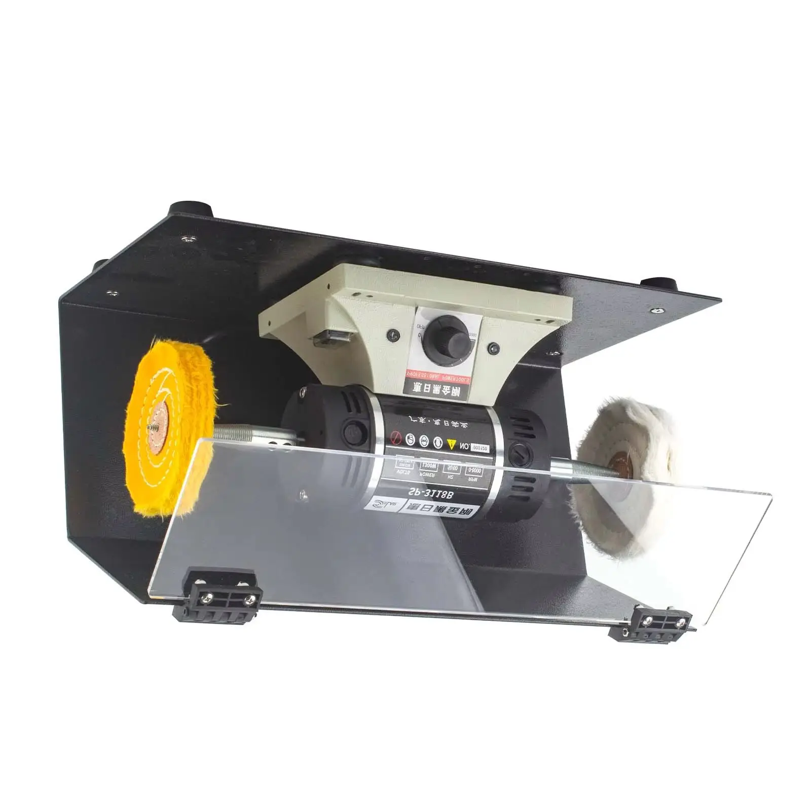

10000RPM Dual-Head Cloth Wheel Polishing Machine Ideal for Mirror Finishing of Gold and Silver Jewelry Polishing Jade and Metal