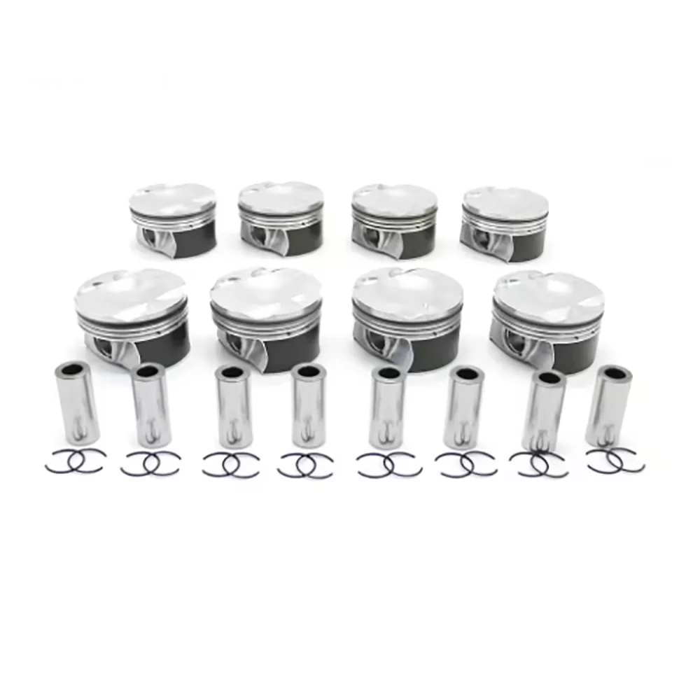 Pop 8PCS Engine Piston Set For Mercedes-Benz G550 C63 E63 S AMG M177 4.0T 1770300900 1770300800 Car Engine Replacement Parts