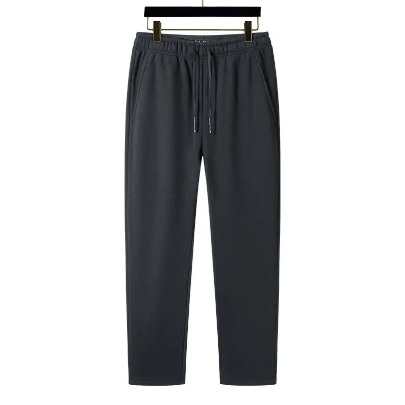 Double-Sided Velvet Faux Cashmere Sweatpants Men's Autumn and Winter Thickening Men's Pants New Heavy Casual Pants trousers