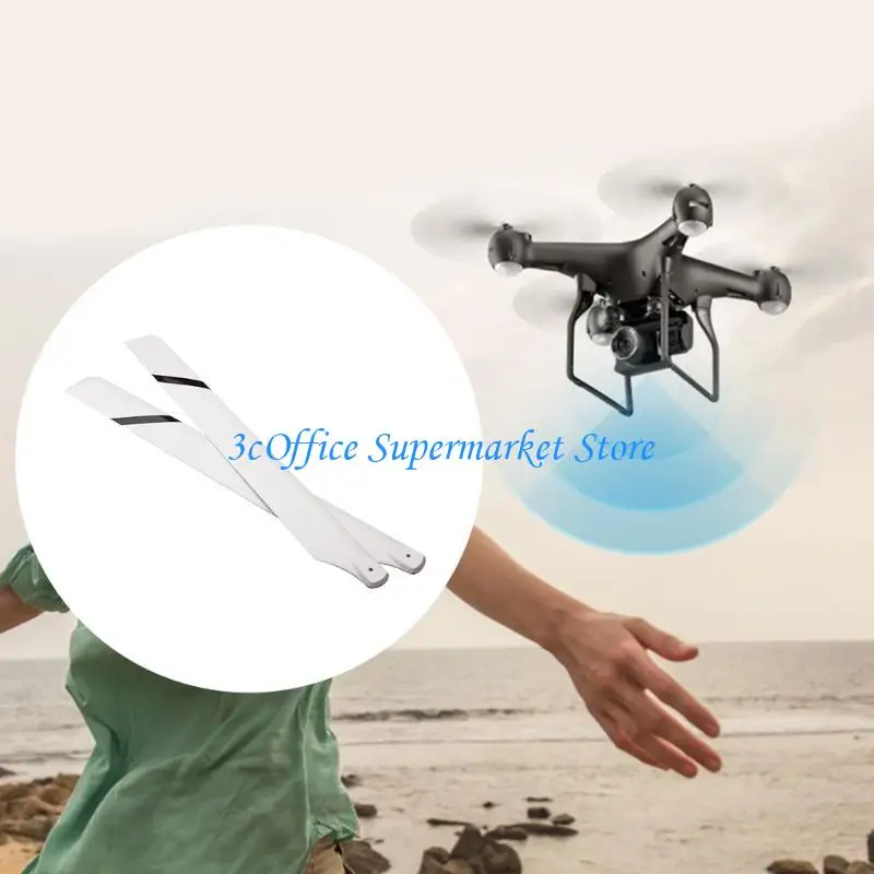 

E1PA Quality 430mm Universal Glass Fiber Main Rotor Propellers for Helicopter Fly with Confidence & Precise Increase Control
