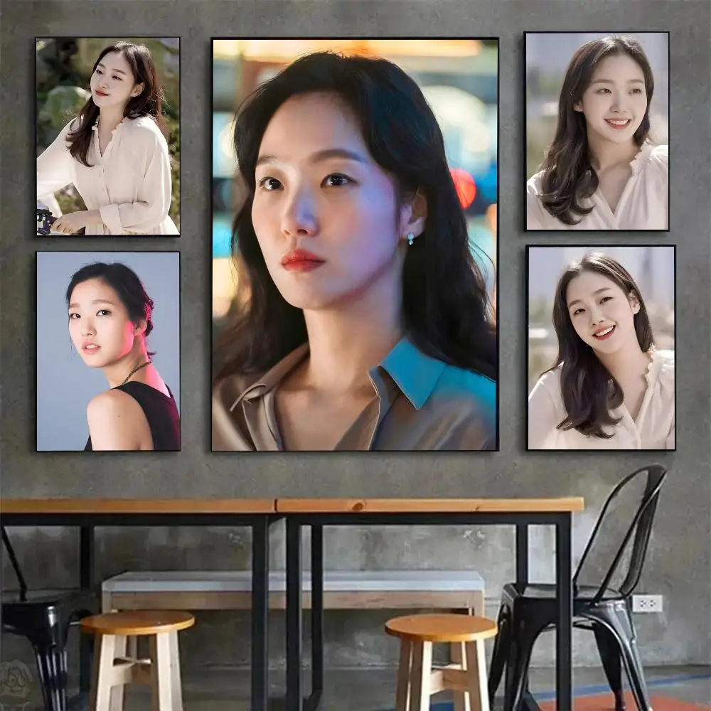 Actress Individual Kim Go-Eun Poster Painting Wall Art Mural for Living Room Home Decor and Gifts