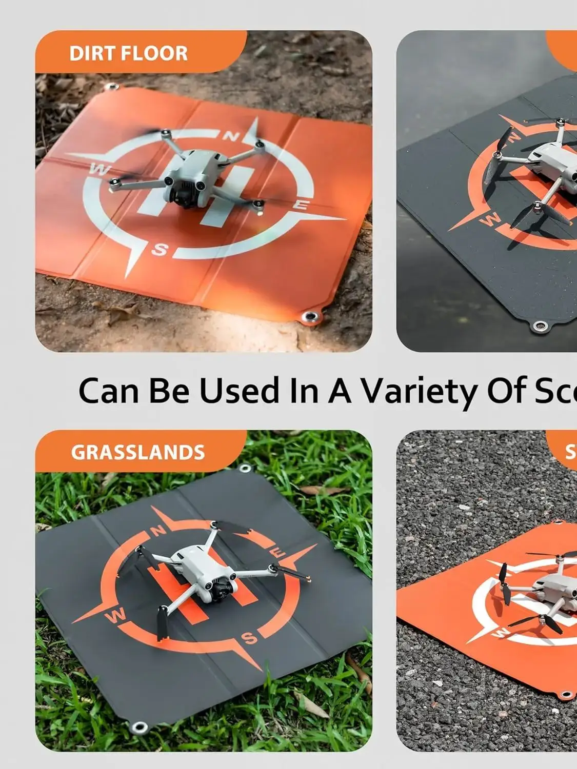 STARTRC Drone Landingsplatform Universeel Snel Opvouwbaar Landingsplatform voor DJI Neo/Mini 4 Pro Holy Stone/FPV Drone 22 inch/55 cm - afbeelding 2