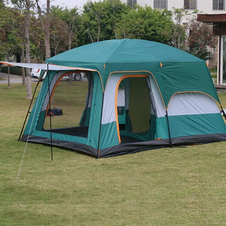 Hot selling Outdoor Tent Equipment Camping Mountaineering Camping Tent Two Room One Hall Tent