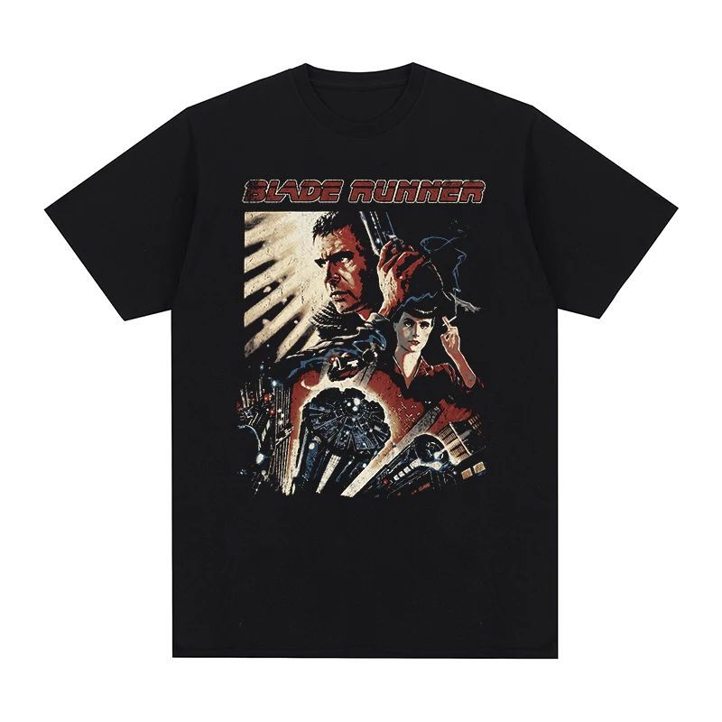 Blade Runner Vintage T-shirt CyberPunk Movie Rachael Rick Deckard Metropolis Cotton Men T Shirt New TEE TSHIRT Womens Tops