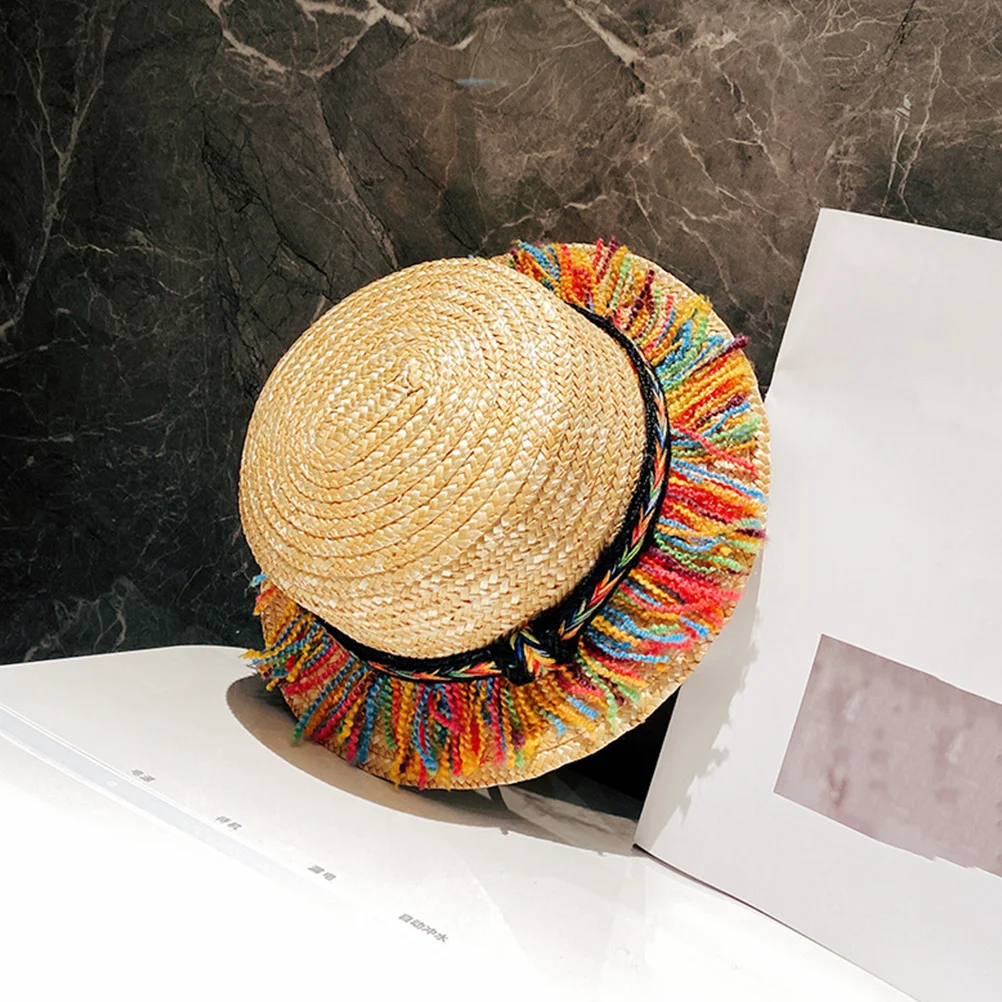 

Wide Brim Sun Hat Stylish Straw Hat for Summer Beach and Outdoor Sports Hats for Outdoor Beach Hats Sun Proof Headband