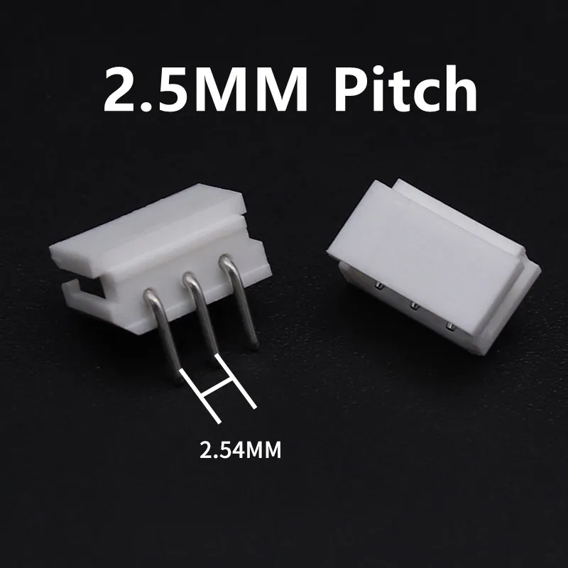 10/20 مجموعات مجموعة 5264 2.54 2.5 مللي متر الملعب أنثى الإسكان + مستقيم/إبرة منحنية + محطة 2P ~ 12Pin 5268 ل PCB سلك إلى مجلس موصل #5